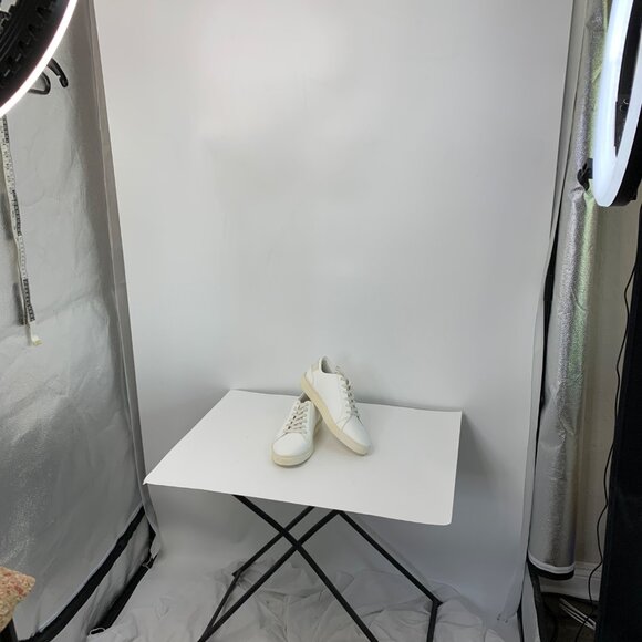 Thousand Fell Mens 9 White Sneakers Brazil GUC Comfort Breathable 7691 Recycled - Picture 3 of 13